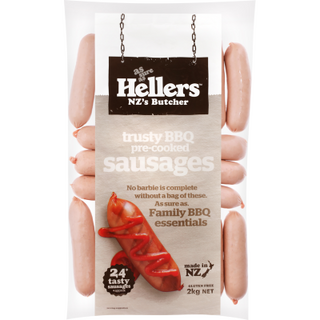 HELLERS BBQ PRECOOKED SAUSAGES 2KG