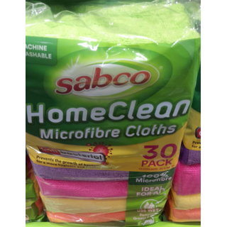 SABCO MICRO FIBRE CLOTHS 30PK
