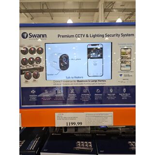 SWANN NVR SECURITY MONITORING WITH 2TB 5MP 8 CAMERAS